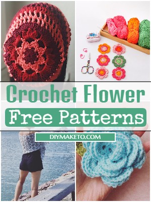 10 Easy Crochet Flower Free Patterns