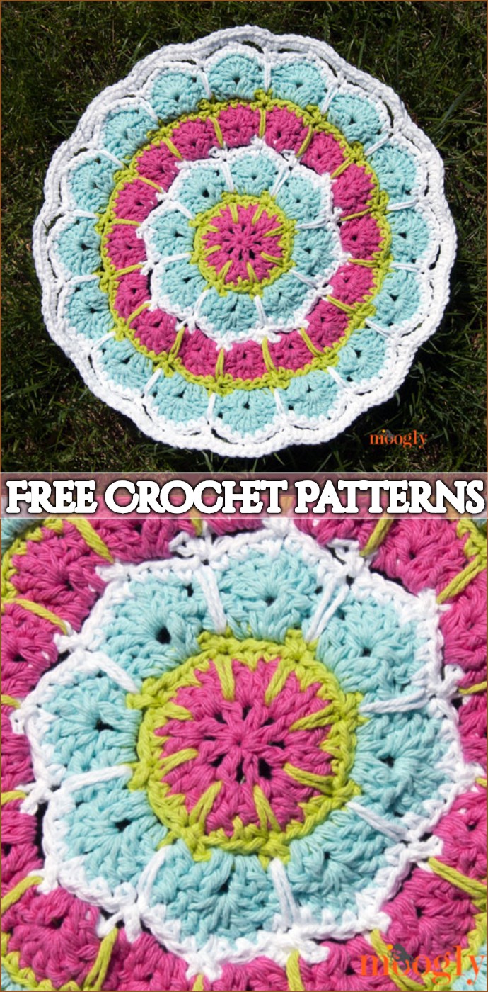 Free Crochet Magic Spike Mandala