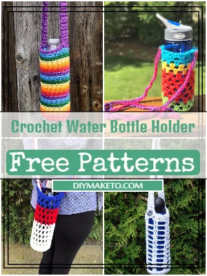 27 Free Crochet Water Bottle Holder Patterns