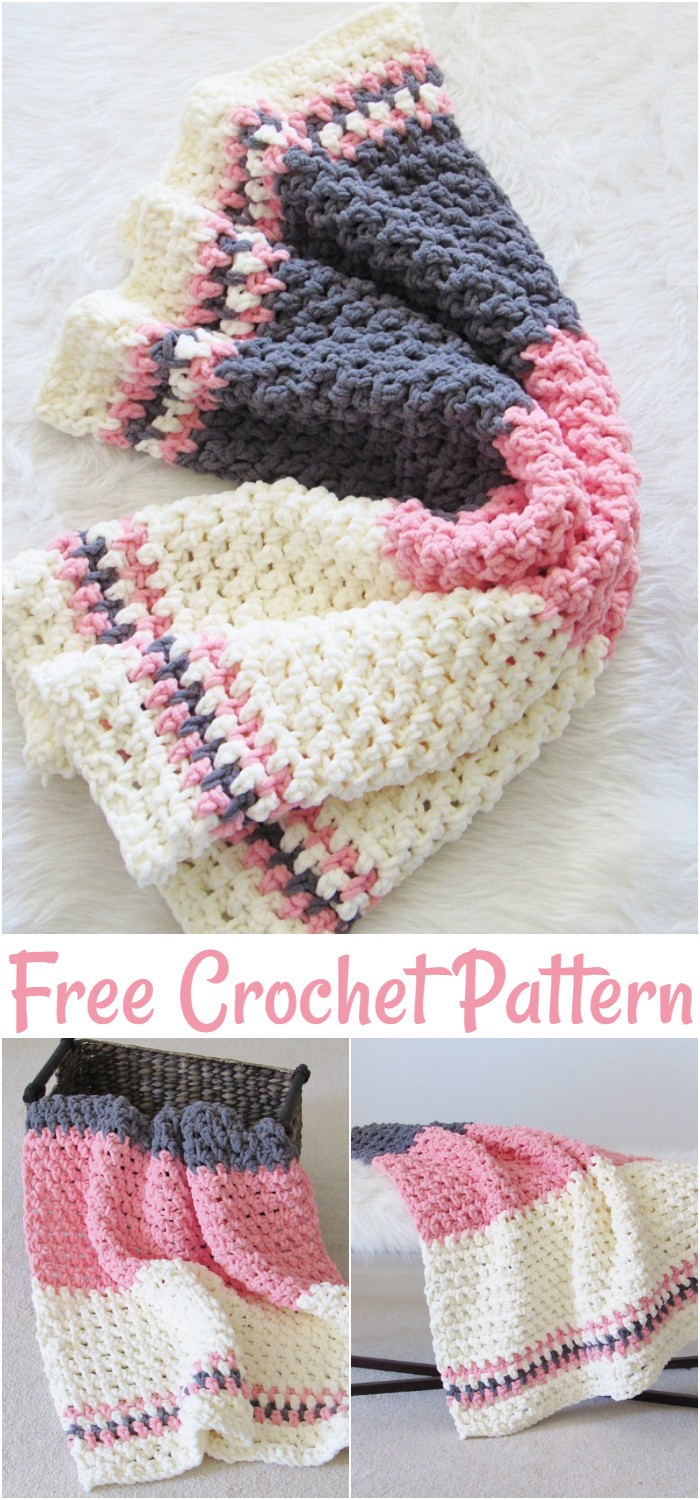 Free Crochet Baby Blanket Pattern