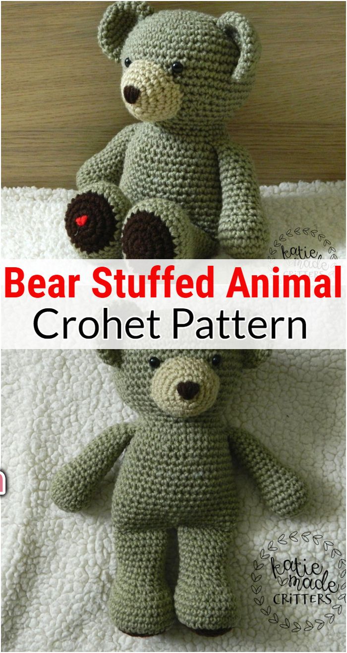 Bear - Crochet Stuffed Animal