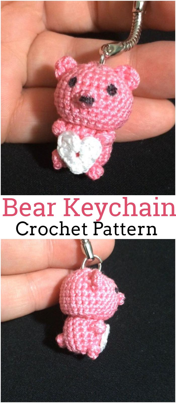 Bear Keychain crochet pattern