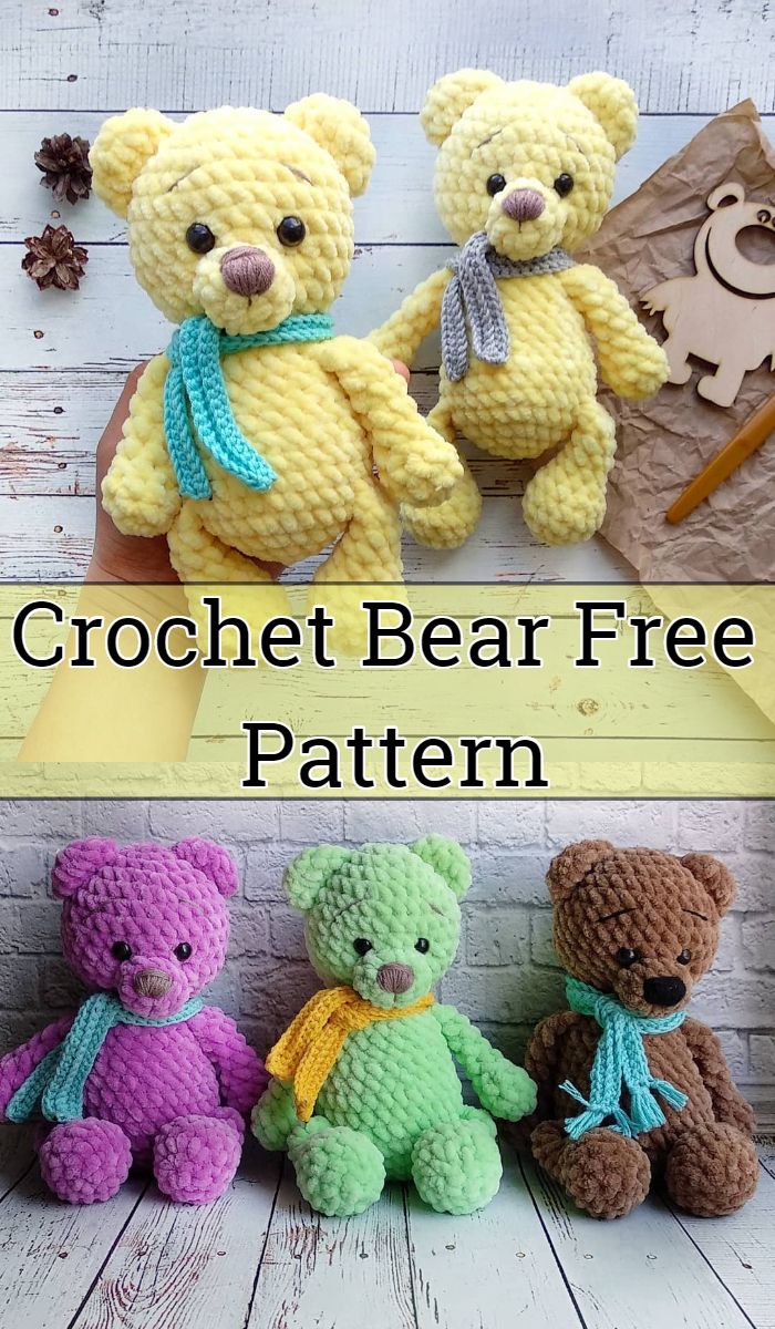 Crochet Bear Free Pattern
