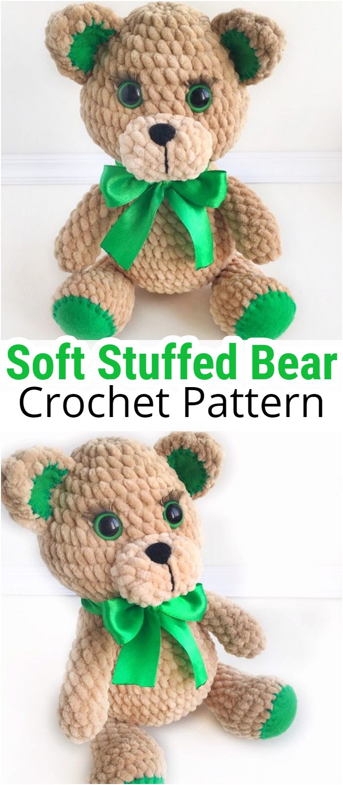 Crochet Soft Stuffed Teddy Bear