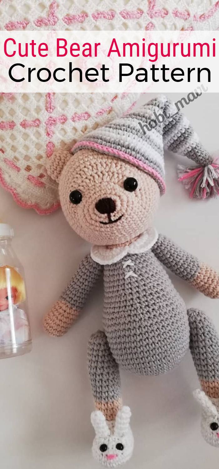 Cute Crochet Bear Amigurumi