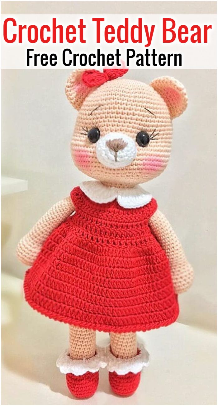 Free Crochet Teddy Bear Pattern