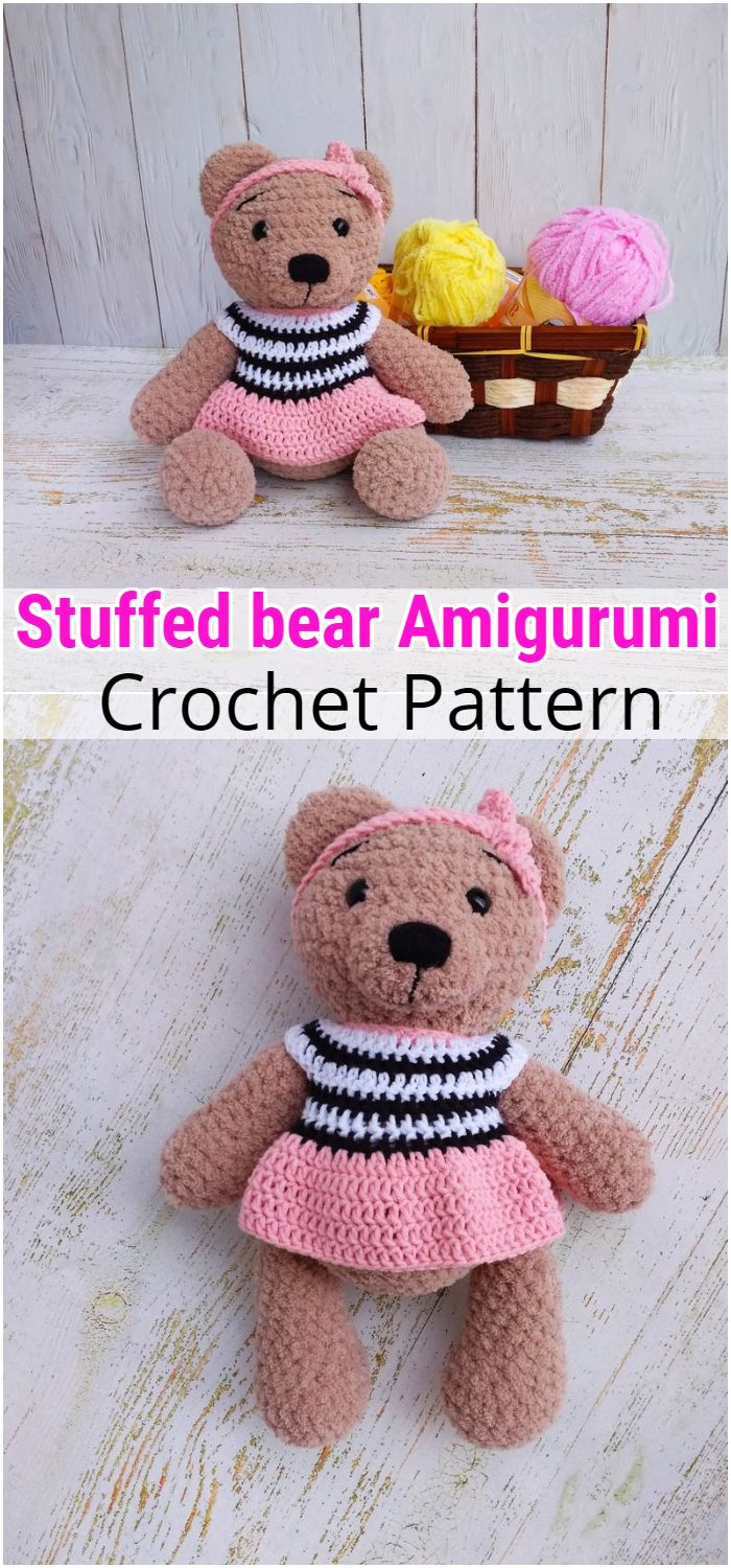 Stuffed bear Amigurumi 