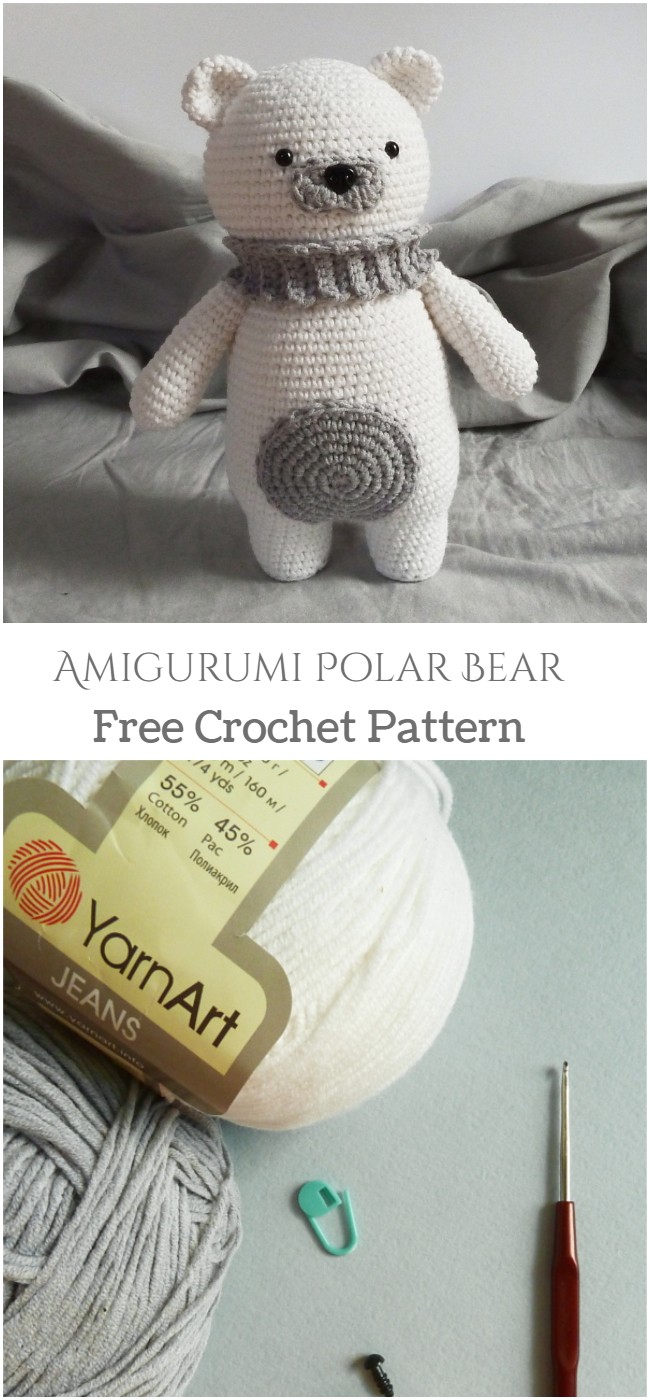 Crochet Amigurumi Polar Bear Pattern