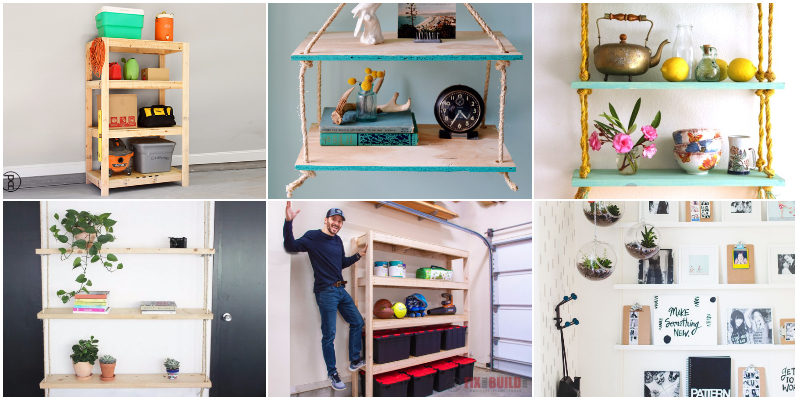 DIY Shelves Plans For Your Home Décor 1