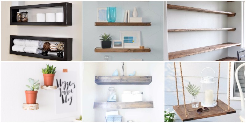 DIY Shelves Plans For Your Home Décor