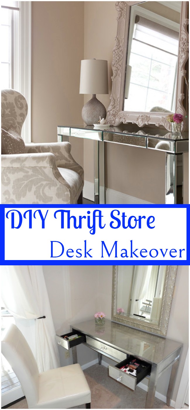 DIY Thrift Store Desk Makeove