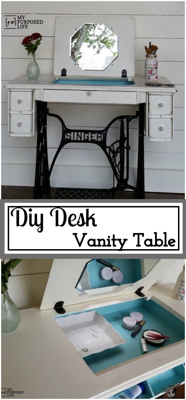 Diy Desk Vanity Table