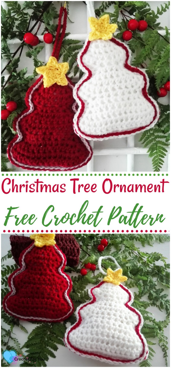 Free Crochet Christmas Tree Ornament Pattern