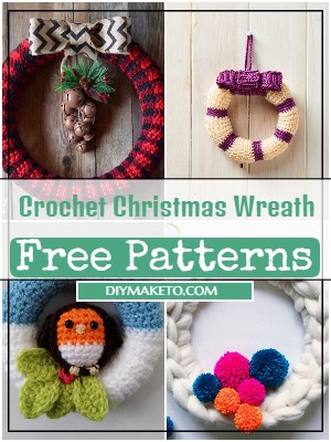 Free Crochet Christmas Wreath Patterns 3