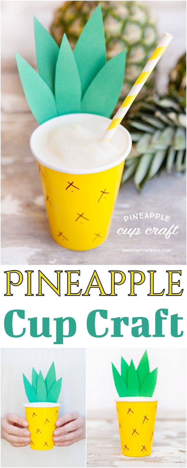 Pineapple Cup Craft