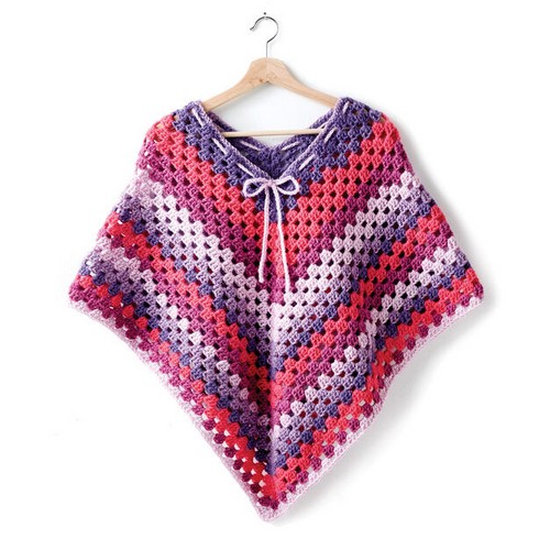 Free Easy Crochet Poncho Pattern