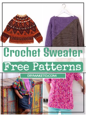 91 Free Crochet Sweater Patterns And Designs