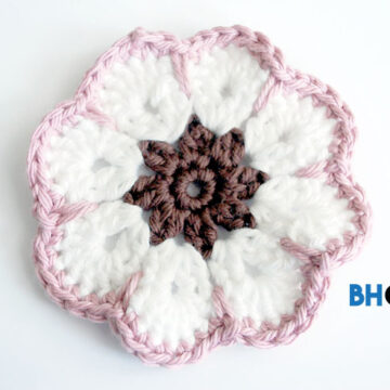 African Flower Crochet Pattern
