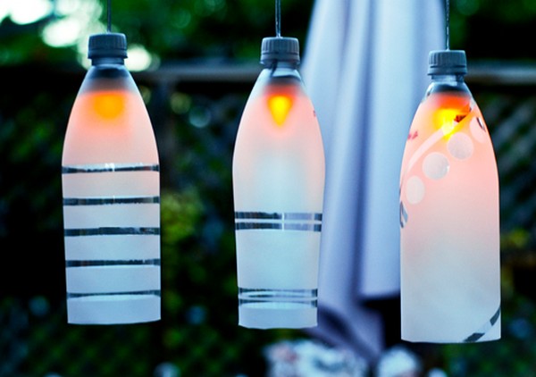 DIY Recycled Bottle Party Light