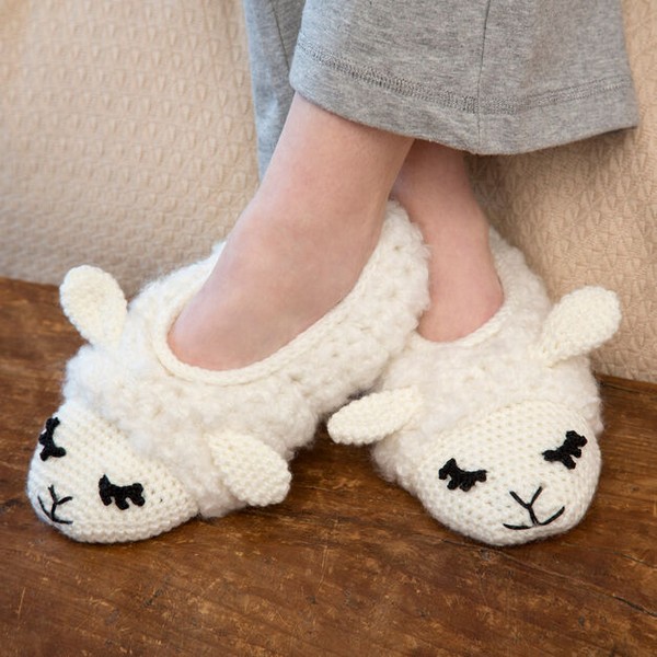 Sheepy Slippers Pattern
