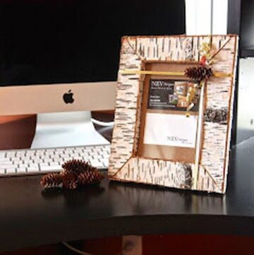 DIY Birch Bark Picture Frame Plan