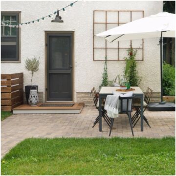 DIY Brick Patio Plans