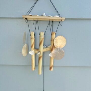 Easy Bamboo And Seashell Wind Chimes Plan
