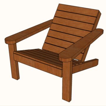 Adirondack Chair Plans With Templates