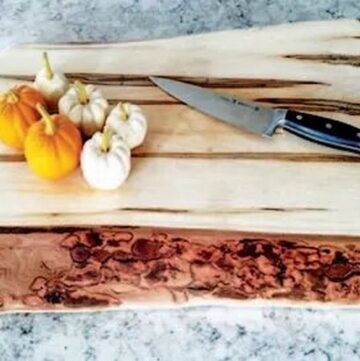 DIY Live Edge Cutting Board Plan With Natural Wood Slabs
