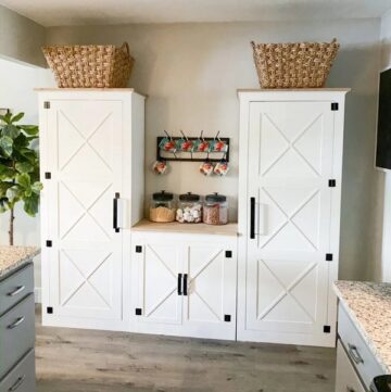 DIY Pantry Cabinet With Drawers
