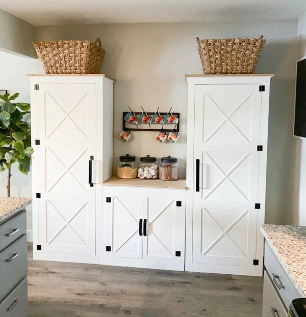 DIY Pantry Cabinet With Drawers