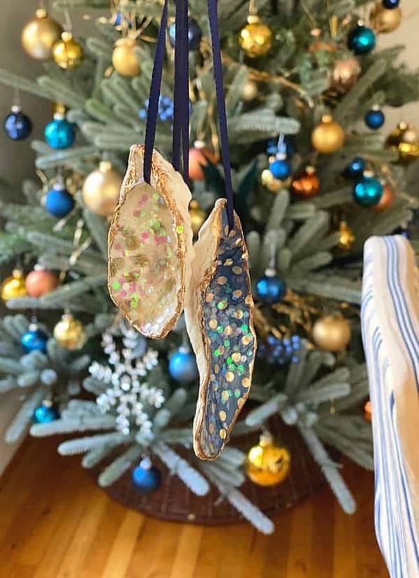 DIY Seashell Christmas Ornaments Crafts