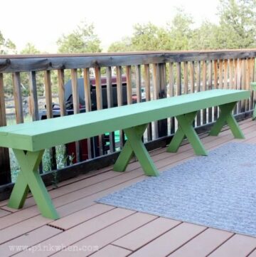 How Do I Make A Simple Outdoor Bench For Patio