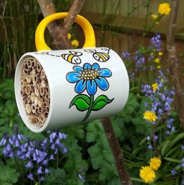 How To Make A Bee Hotel From A Mug