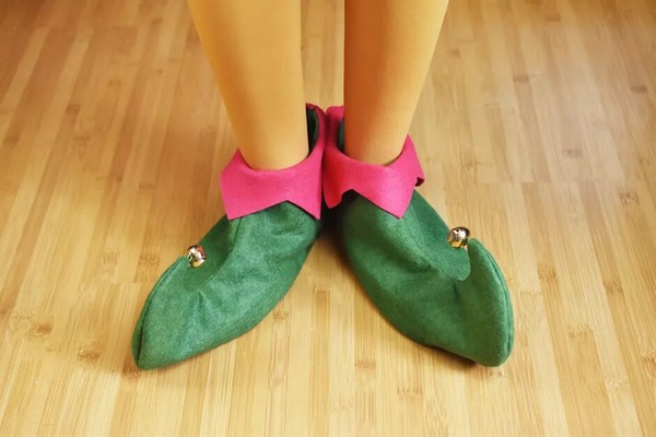 How To Make Felt Elf Shoes