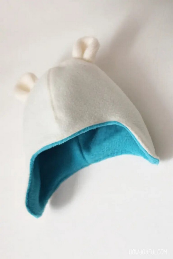How To Sew A Baby Beanie With Teddy Bear Ears