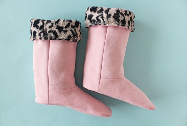 Make Your Own Snuggly Slipper Boots