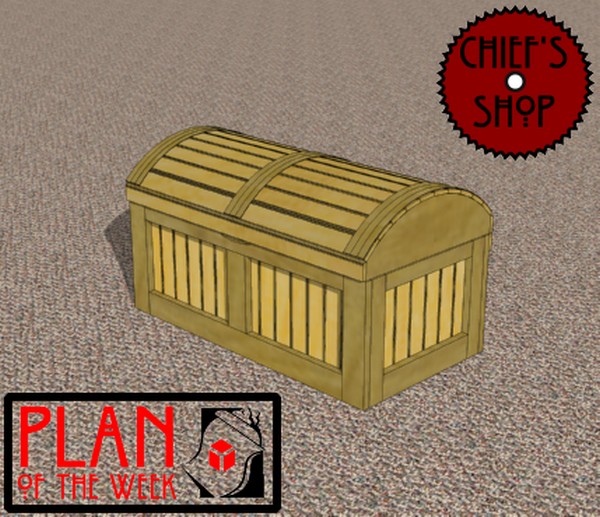 Pirate’s Chest Toy Box Plan