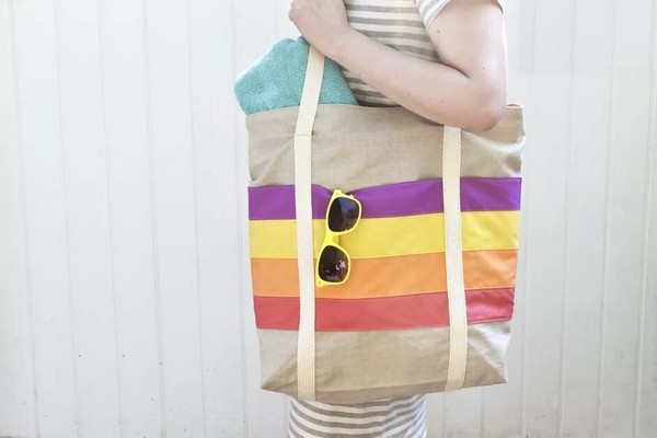 Sew A Tote Bag Pattern With Pockets