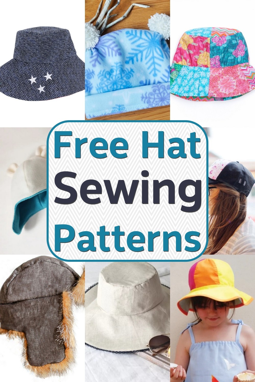 10 Free Hat Sewing Patterns