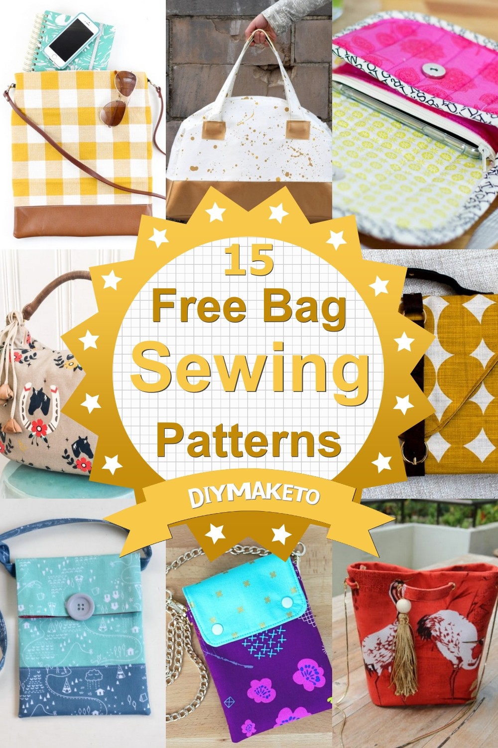 15 Free Bag Sewing Patterns