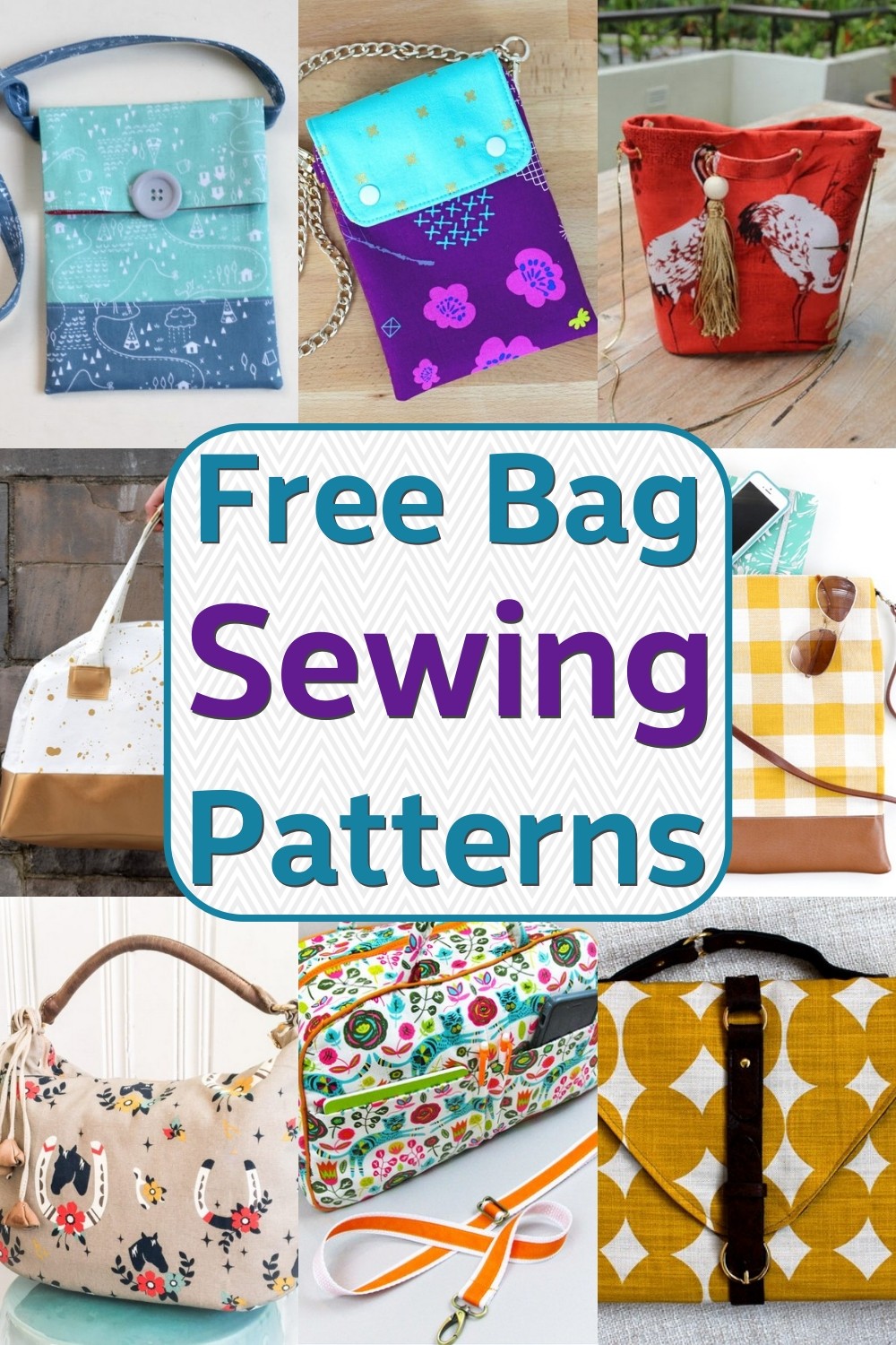 15 Free Bag Sewing Patterns
