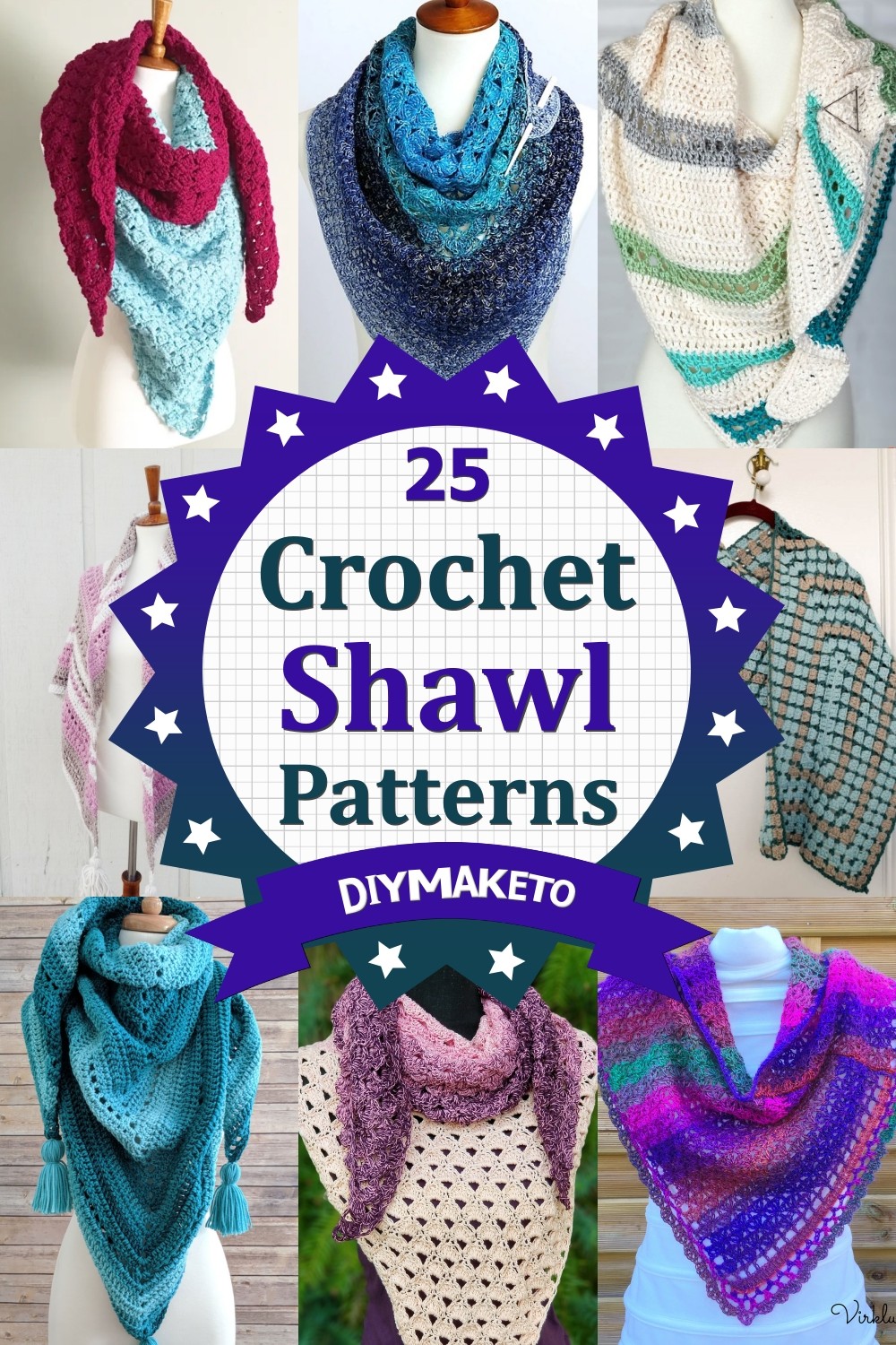 25 Free Crochet Shawl Patterns