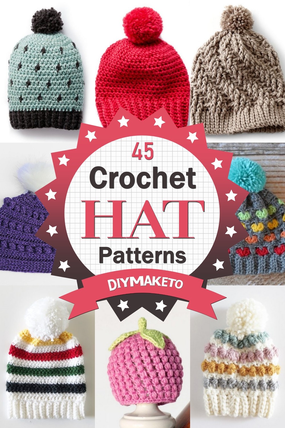 45 Free Crochet Hat Patterns