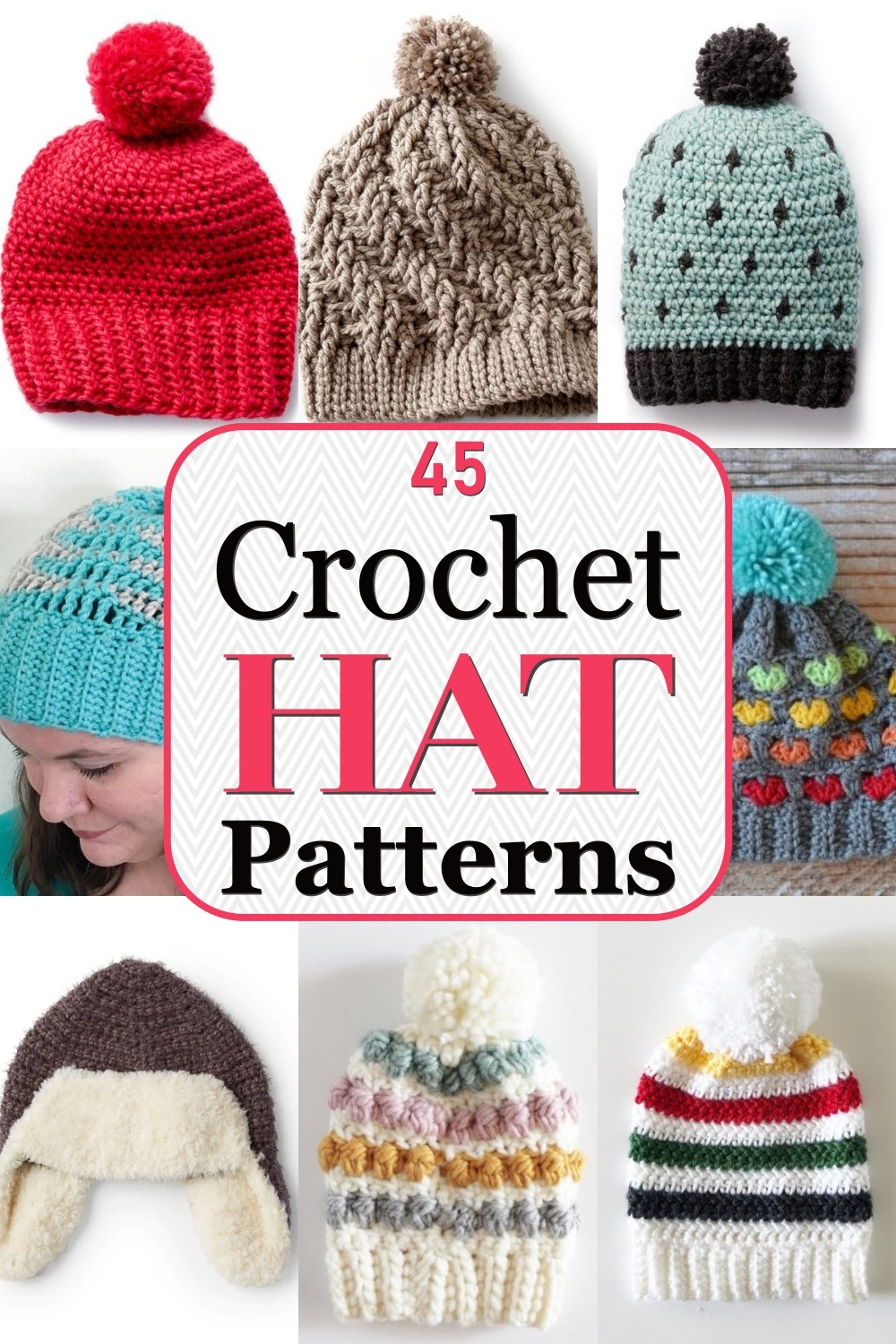 45 Free Crochet Hat Patterns