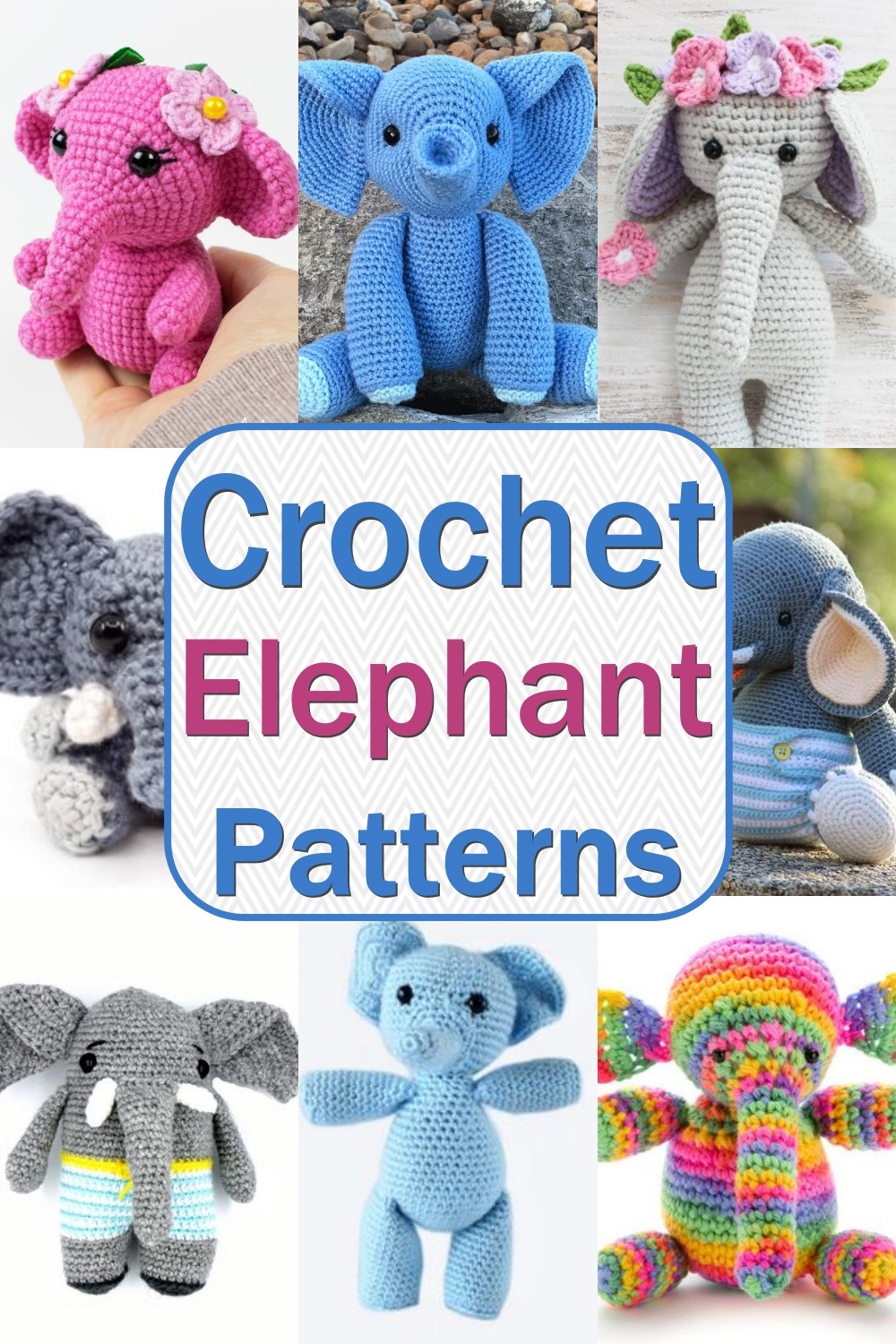 50 Free Crochet Elephant Patterns