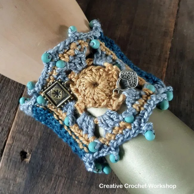 Boho Crochet Bracelet Pattern