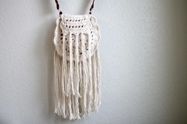 Crochet Boho Tassel Bag Pattern