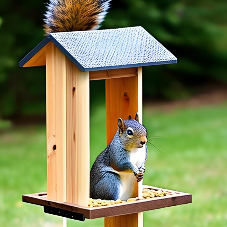 DIY Squirrel Feeder Plans