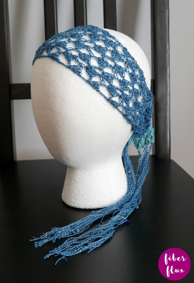 Free Boho Crochet Headscarf Pattern